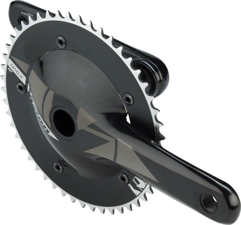 Load image into Gallery viewer, Vision Track Crankset - 170mm Single Speed 49t 144 BCD 386 EVO Spindle Interface BLK
