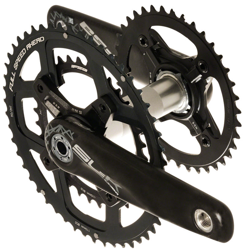 Load image into Gallery viewer, Full Speed Ahead SL-K Light BB392 Tandem Rear Crankset - 170mm 50/34t Direct Mount BLK
