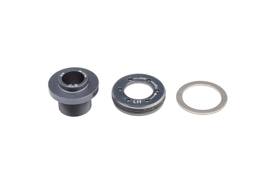 Full Speed Ahead Crank Bolt Extracting Cap - M18 Bolt M30 Cap Anodized Gray