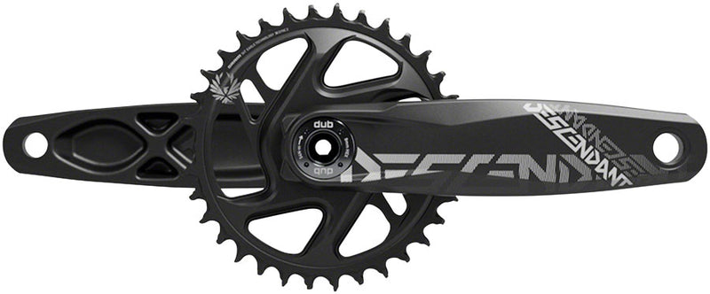 Load image into Gallery viewer, TruVativ Descendant All Downhill Crankset - 165mm 10/11-Speed 34t Direct Mount DUB Spindle Interface BLK B1
