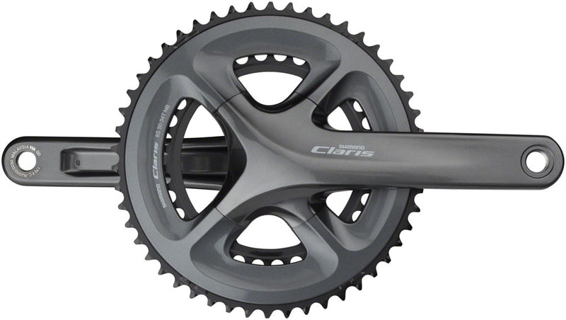 Load image into Gallery viewer, Shimano Claris FC-R2000 Crankset - 170mm 8-Speed 50/34t 110 BCD Hollowtech II Spindle Interface BLK
