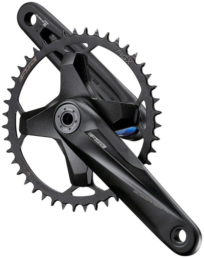 Load image into Gallery viewer, Full Speed Ahead Gossamer Pro Modular AGX+ 1x Crankset - 172.5mm 11/12-Speed 42t 120mm BCD 386 EVO Spindle Interface BLK
