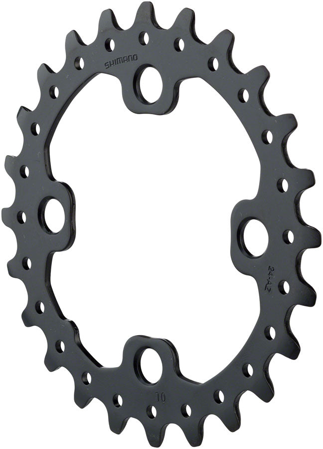 Load image into Gallery viewer, Shimano Deore FC-M617 24t Chainring for use with 38t
