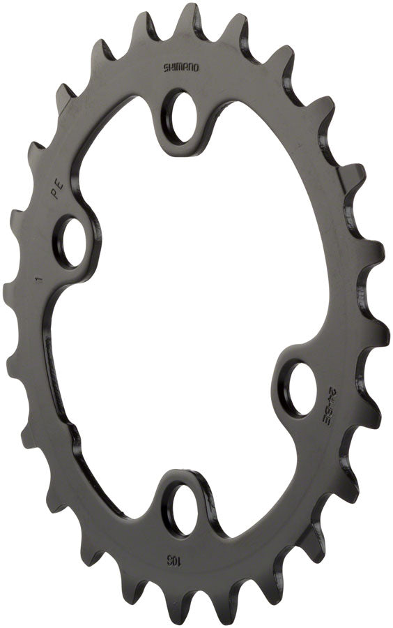 Load image into Gallery viewer, Shimano Deore FC-M6000 Chainring - 24t 10-Speed 64mm Asymmetric BCD 34-24t Set
