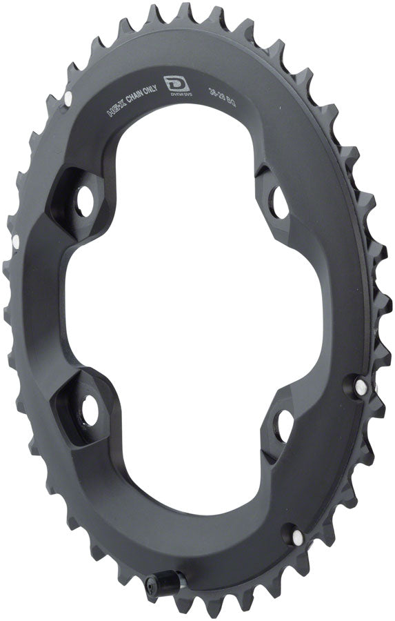Load image into Gallery viewer, Shimano Deore FC-M6000 Chainring - 34t 10-Speed 96mm Asymmetric BCD 34-24t Set
