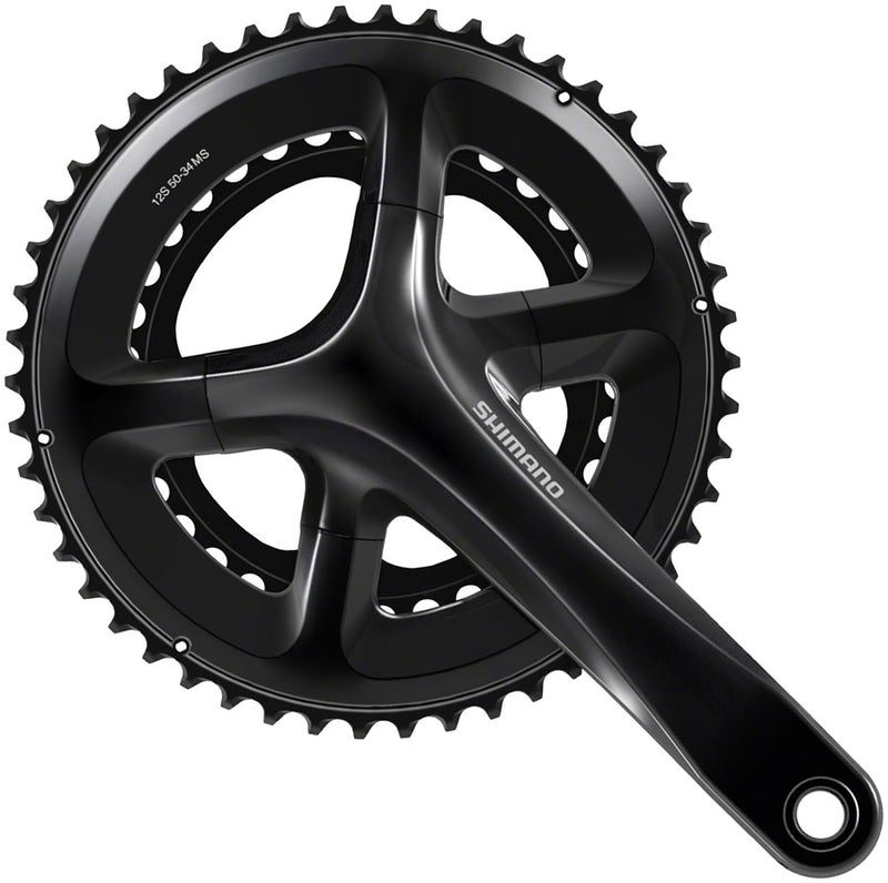 Load image into Gallery viewer, Shimano 105 FC-RS520 Crankset - 170mm 12-Speed 50/34t 110 Asymmetric BCD Hollowtech II Spindle Interface BLK
