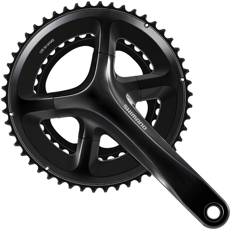 Load image into Gallery viewer, Shimano 105 FC-RS520 Crankset - 175mm 12-Speed 50/34t 110 Asymmetric BCD Hollowtech II Spindle Interface BLK
