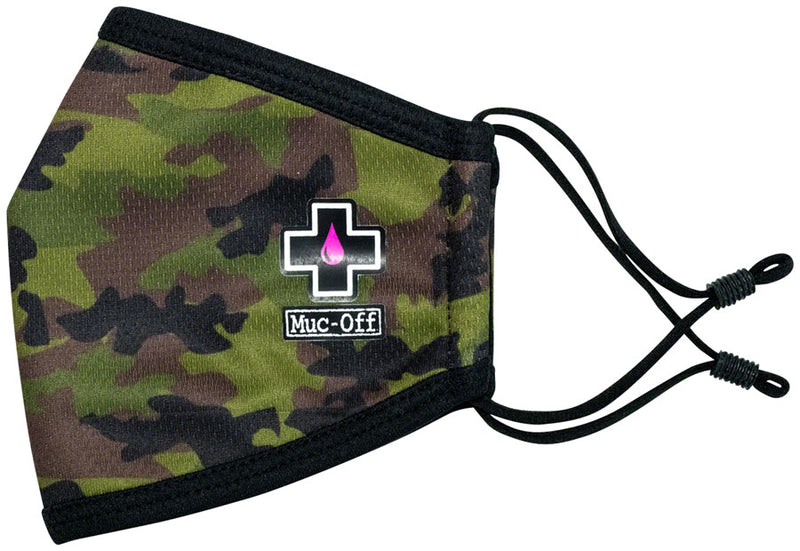 Load image into Gallery viewer, Muc-Off Reusable Face Mask - Woodland Camo Large
