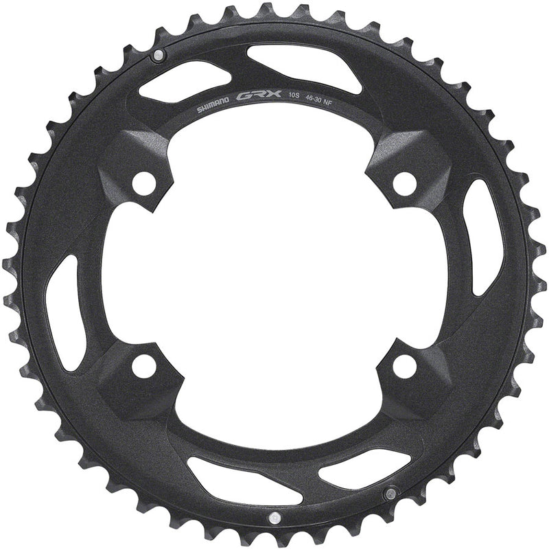 Load image into Gallery viewer, Shimano FC-RX600-10 Chainring - 46t 110 BCD For 2x10 Black
