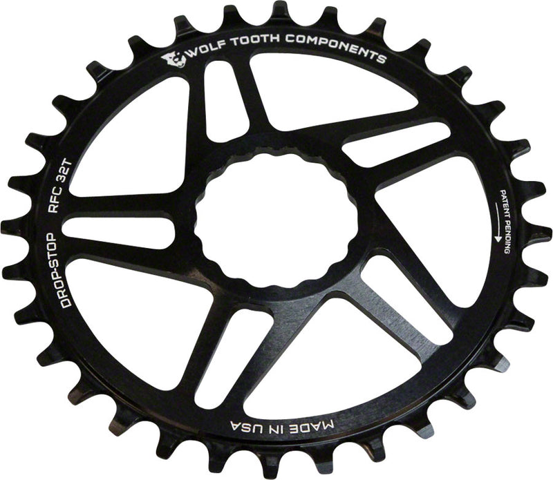Load image into Gallery viewer, Wolf Tooth Direct Mount Chainring - 28t RaceFace/Easton CINCH Direct Mount Drop-Stop A 6mm Offset BLK
