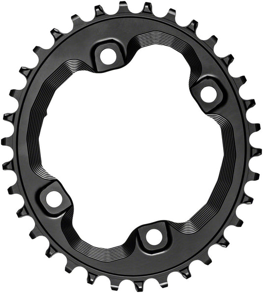 absoluteBLACK Oval 96 BCD Chainring Shimano XT M8000 - 34t 96 Shimano Asymmetric BCD 4-Bolt Narrow-Wide BLK
