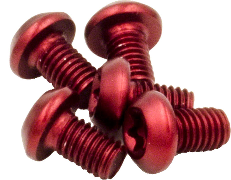 Load image into Gallery viewer, Wolf Tooth CAMO Chainring Bolt Kit Red
