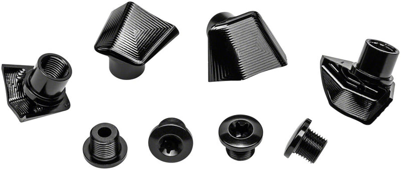 Load image into Gallery viewer, absoluteBLACK Crank Bolts and Covers - For Dura-Ace 9100 Cranks Black
