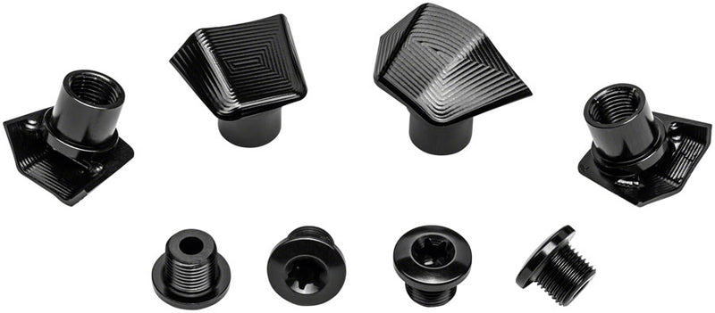 Load image into Gallery viewer, absoluteBLACK Crank Bolts and Covers - For Ultegra 8000 Cranks Black
