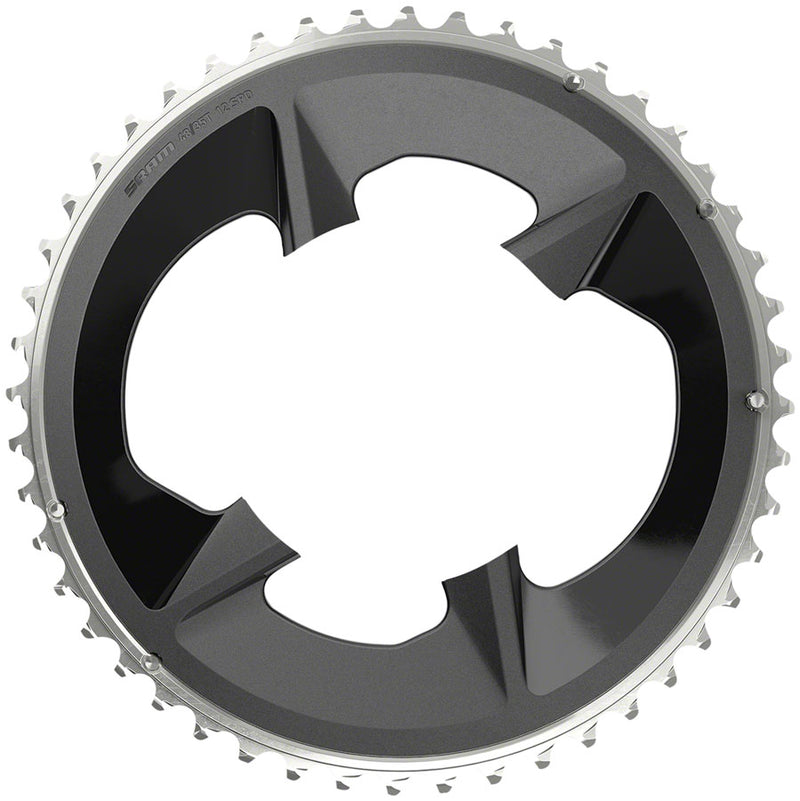 Load image into Gallery viewer, SRAM Rival 2x12-Speed Outer Chainring - 48t 107 BCD BLK For use 35t Inner
