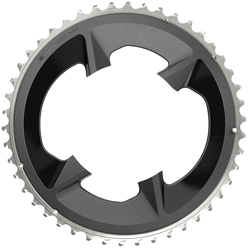 Load image into Gallery viewer, SRAM Rival 2x12-Speed Outer Chainring - 46t 107 BCD BLK For use 33t Inner
