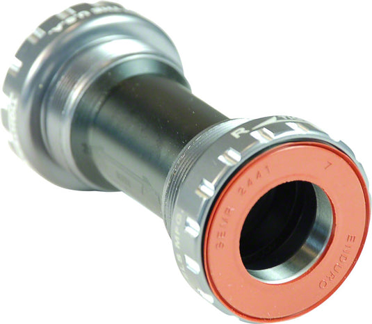 Wheels Manufacturing BSA Bottom Bracket - Shimano Road ABEC-3 Bearings Gray Cups