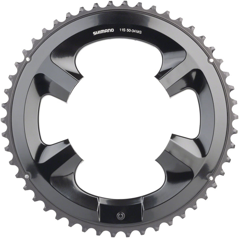 Load image into Gallery viewer, Shimano FC-RS510 Chainring - 50t Asymmetric 110mm BCD Black MS
