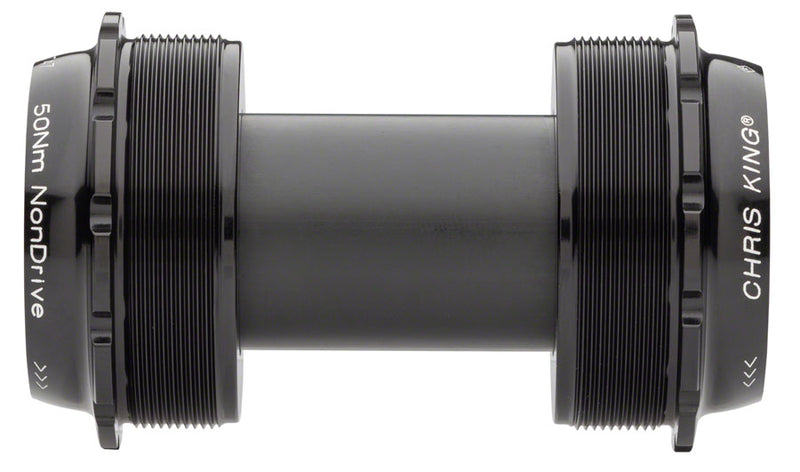 Load image into Gallery viewer, Chris King ThreadFit T47 24x Bottom Bracket Fit Kit 4 - T47 For Shimano Hollowtech II BLK
