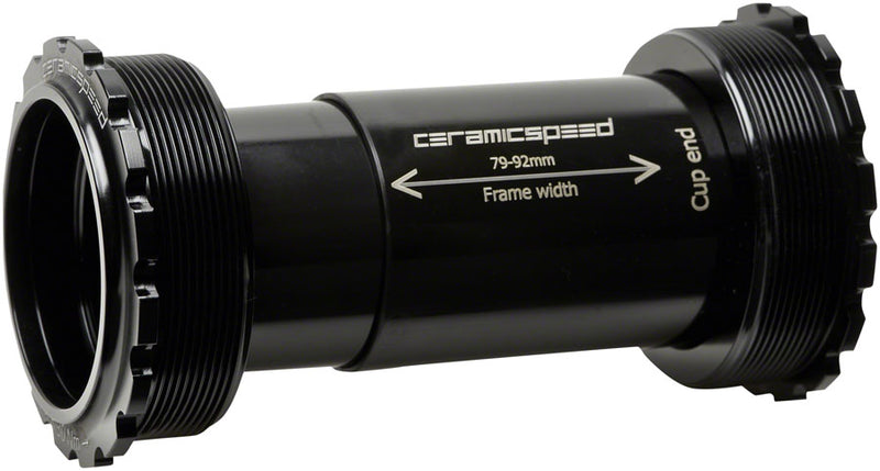 Load image into Gallery viewer, CeramicSpeed T47/86 Bottom Bracket - Campagnolo Ultra Torque Coated Races BLK
