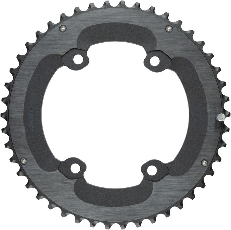 Load image into Gallery viewer, microSHIFT Sword Chainring - 46t 110 Asym BCD Outer ring 2 x 9/10-Speed BLK
