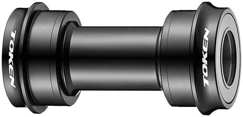 Load image into Gallery viewer, Token BB30AR Press Fit Bottom Bracket - BB30 Shimano HollowTech II Black
