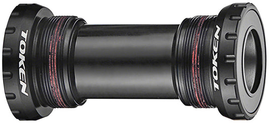 Token TK878 Threaded Bottom Bracket - English Shimano HollowTech II Black