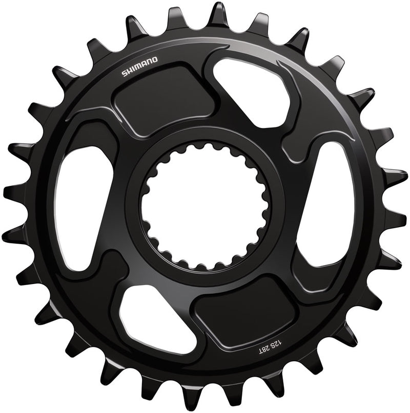 Load image into Gallery viewer, Shimano Deore XT SM-CRM86 1x Direct Mount Chainring - 28t Shimano Direct Mount For 12-Speed HG+ Chain Fits FC-M8200 Crank BLK
