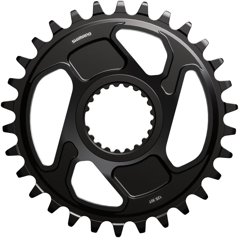 Load image into Gallery viewer, Shimano Deore XT SM-CRM86 1x Direct Mount Chainring - 30t Shimano Direct Mount For 12-Speed HG+ Chain Fits FC-M8200 Crank BLK
