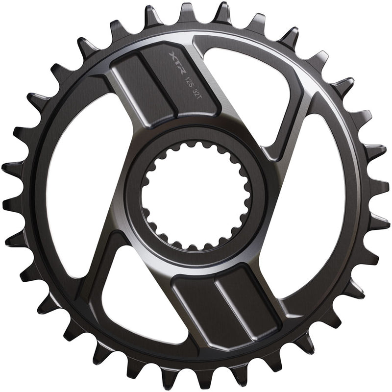 Load image into Gallery viewer, Shimano XTR SM-CRM96 1x Direct Mount Chainring - 32t Shimano Direct Mount For 12-Speed HG+ Chain Fits M9200 M9220 Crank Dark Gray
