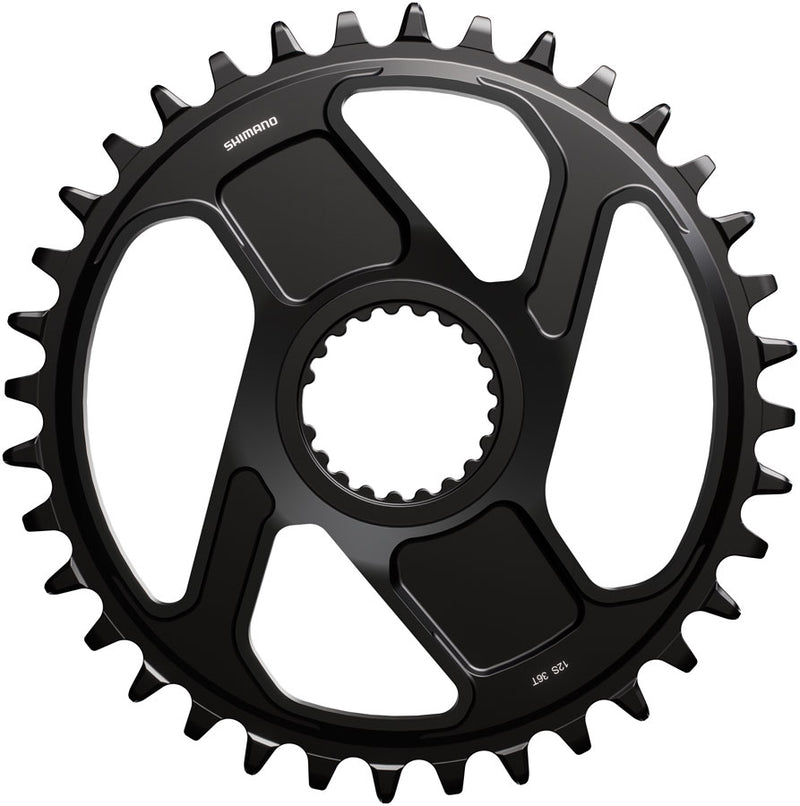 Load image into Gallery viewer, Shimano Deore XT SM-CRM86 1x Direct Mount Chainring - 36t Shimano Direct Mount For 12-Speed HG+ Chain Fits FC-M8200 Crank BLK

