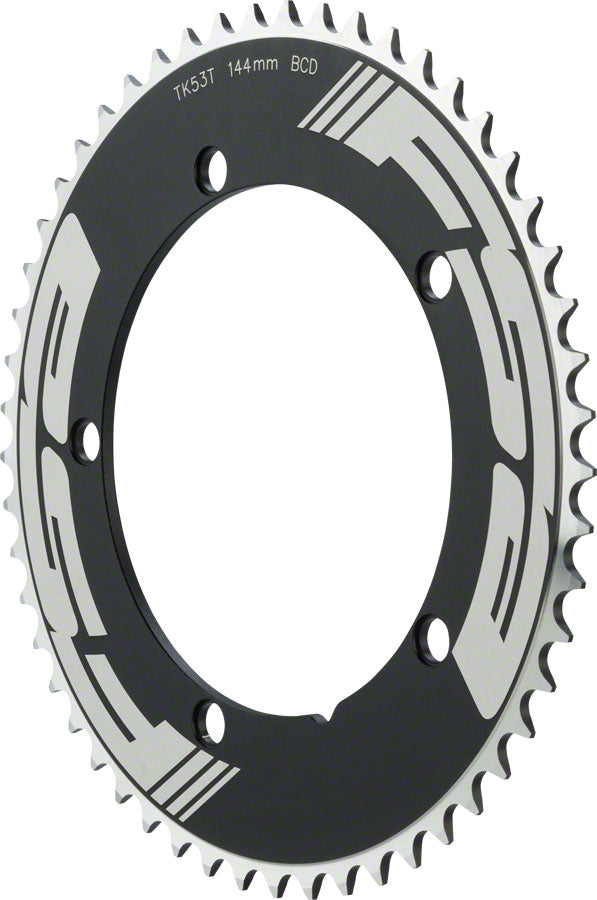 Load image into Gallery viewer, Full Speed Ahead Pro Track Chainring 53t x 144mm 1/2x1/8" Black
