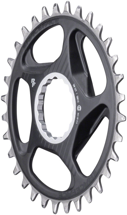 Load image into Gallery viewer, RaceFace ERA Direct Mount Chainring - 30t DM CINCH For Shimano 12-Speed HG+ Compatible Chain BLK
