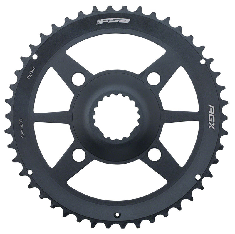 Load image into Gallery viewer, Full Speed Ahead Gossamer AGX Direct Mount Chainring - 46t Black
