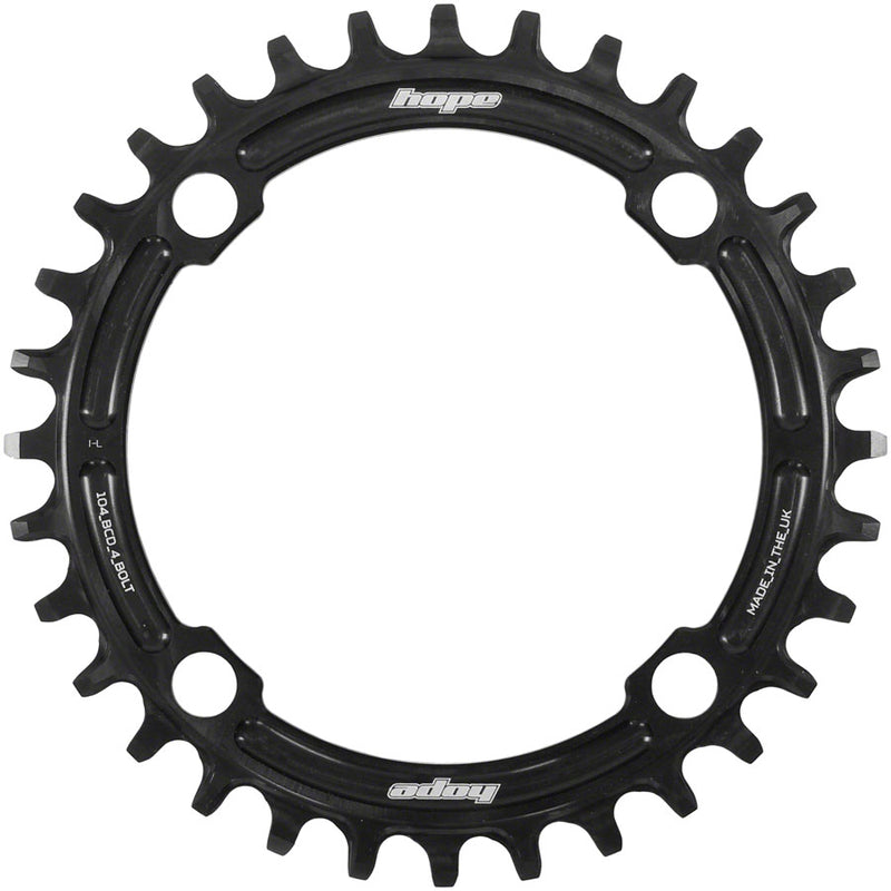 Load image into Gallery viewer, Hope Retainer Chainring - 36t 104 BCD R22 Black
