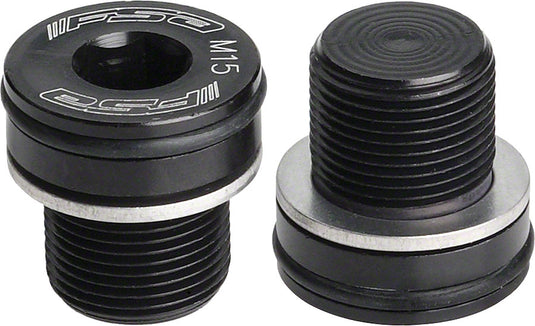 FSA M15 Capless Alloy Crank Bolts Black/Silver