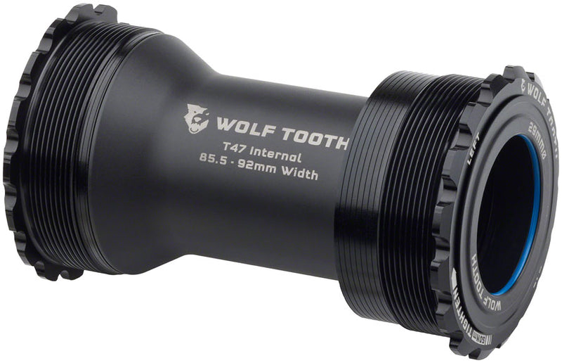 Load image into Gallery viewer, Wolf Tooth Bottom Bracket - T47 Inboard 85.5/92mm For 29mm Spindle Black
