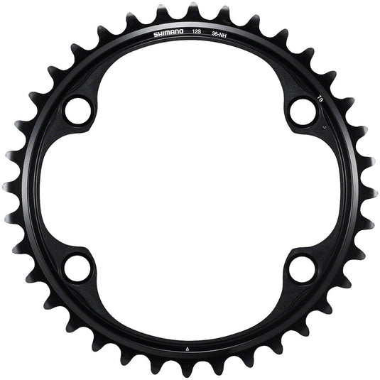 Shimano Dura-Ace FC-R9200 12-Speed Chainring - 36t Asymmetric 110 BCD BLK NH