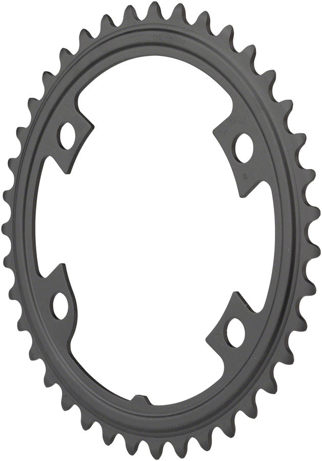 Load image into Gallery viewer, Shimano 105 FC-R7000 39t 4x110 bcd Asymmetric Chainring Black
