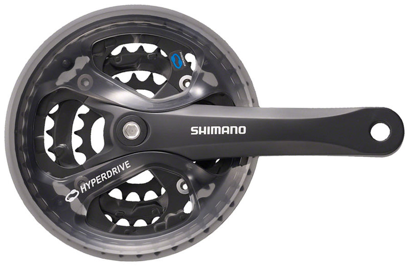 Load image into Gallery viewer, Shimano Acera FC-M361 Crankset - 170mm 7/8-Speed 42/32/22t 104/64 BCD Square Taper JIS Spindle Interface BLK
