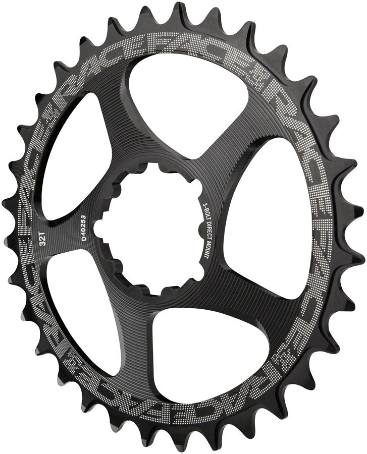Load image into Gallery viewer, RaceFace Narrow Wide Chainring: Direct Mount 3-Bolt Compatible 30t Black
