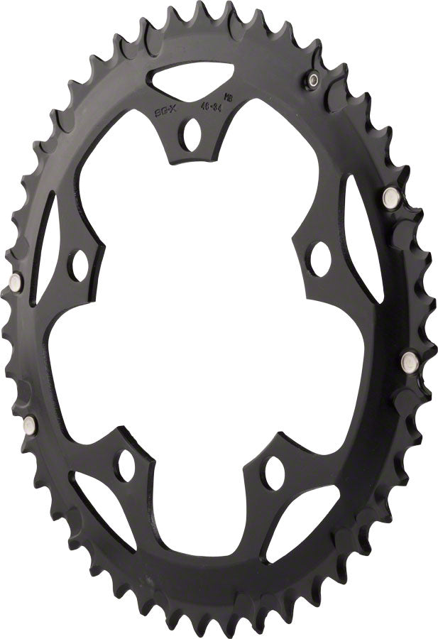 Load image into Gallery viewer, Shimano Sora 3550 46t 110mm 9-Speed Chainring Black
