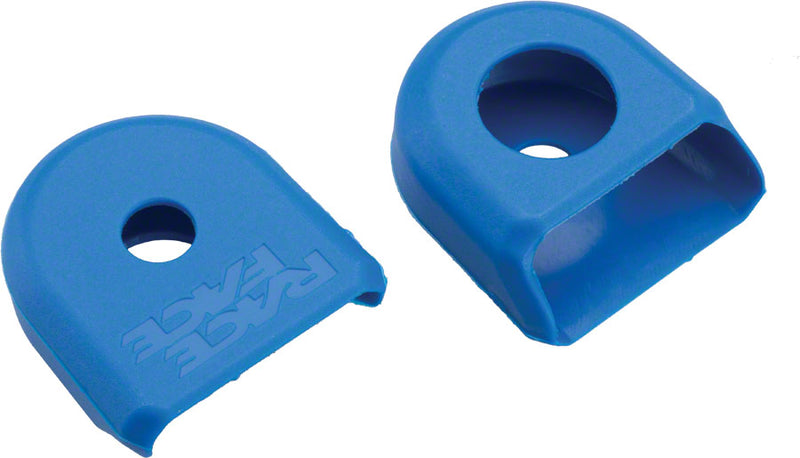 Load image into Gallery viewer, RaceFace Crank Boots: For Carbon Cranks 2-Pack Blue
