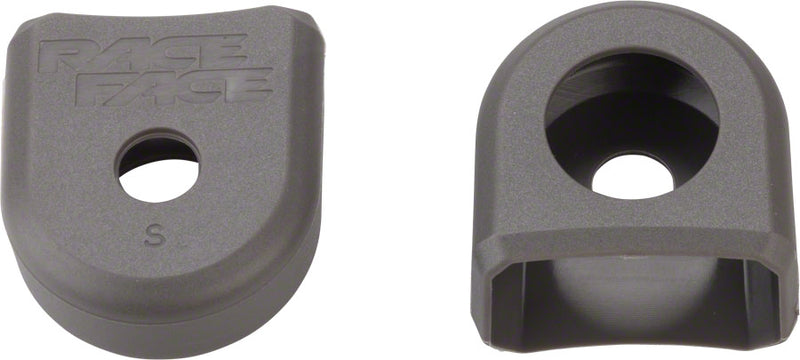 Load image into Gallery viewer, RaceFace Crank Boots: For Alloy Cranks 2-Pack Gray
