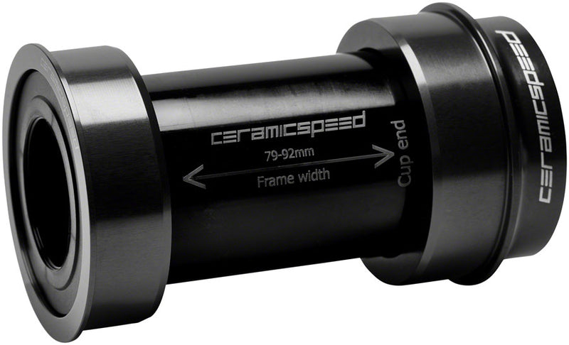 Load image into Gallery viewer, CeramicSpeed BBright Road Bottom Bracket - DUB Road Spindle Black
