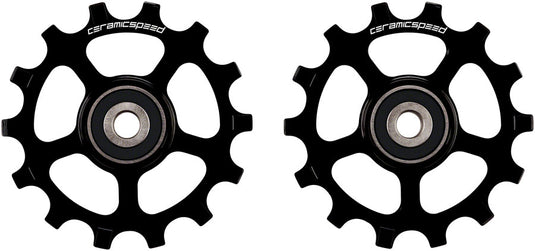 CeramicSpeed Pulley Wheels Shimano XT/XTR 12-Speed - 14 Tooth Alloy BLK