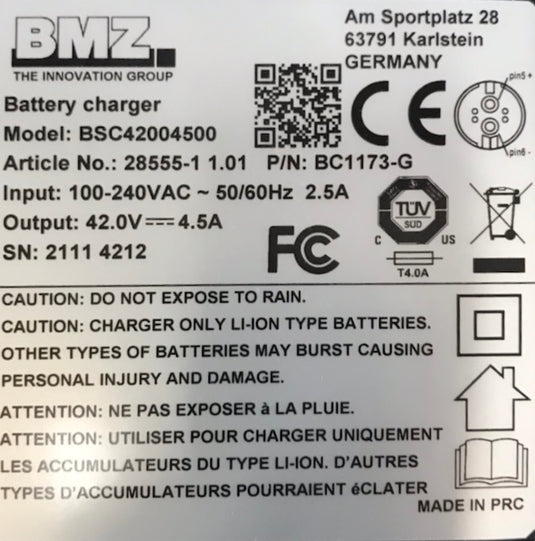 Norco BMZ Charger - 21-23