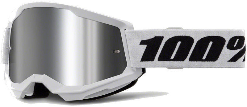 Load image into Gallery viewer, 100% Strata 2 Goggles - White/Mirror
