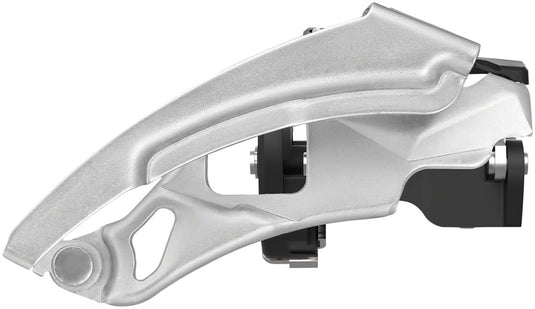 SunRace M300 Front Derailleur - 7/8-Speed Triple Dual Pull 34.9/31.8/28.6mm Clamp Band Silver