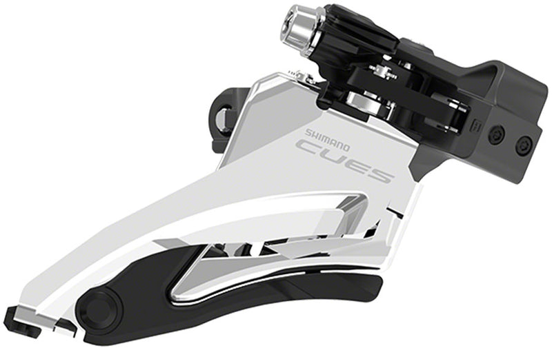 Load image into Gallery viewer, Shimano CUES FD-U6000-M Front Derailleur - 10/11-Speed Double Side Swing Mid Clamp Mount 36/40t Max BLK/Silver
